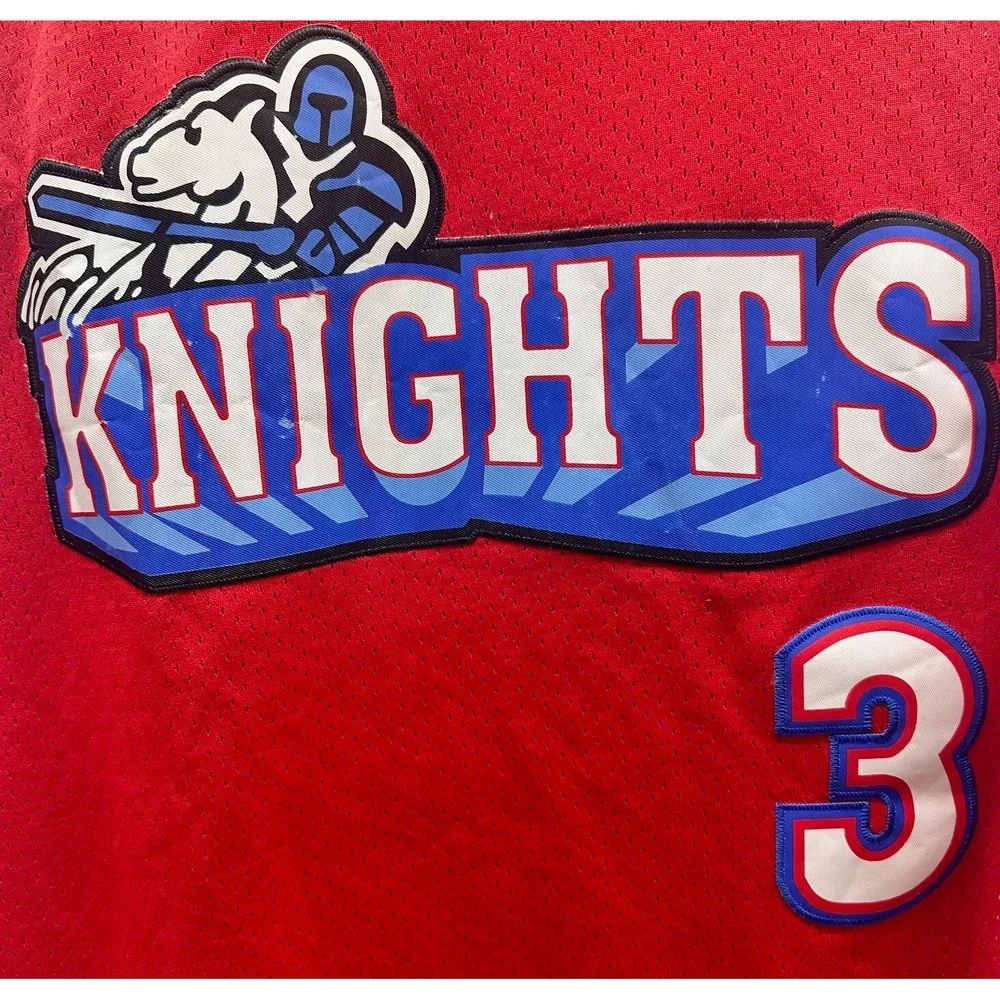 Calvin Cambridge #3 LA Knights Men's‎ Basketball Jersey Like Mike Movie Size Med
